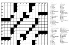 10 Best Large Print Easy Crossword Puzzles Printable Printablee
