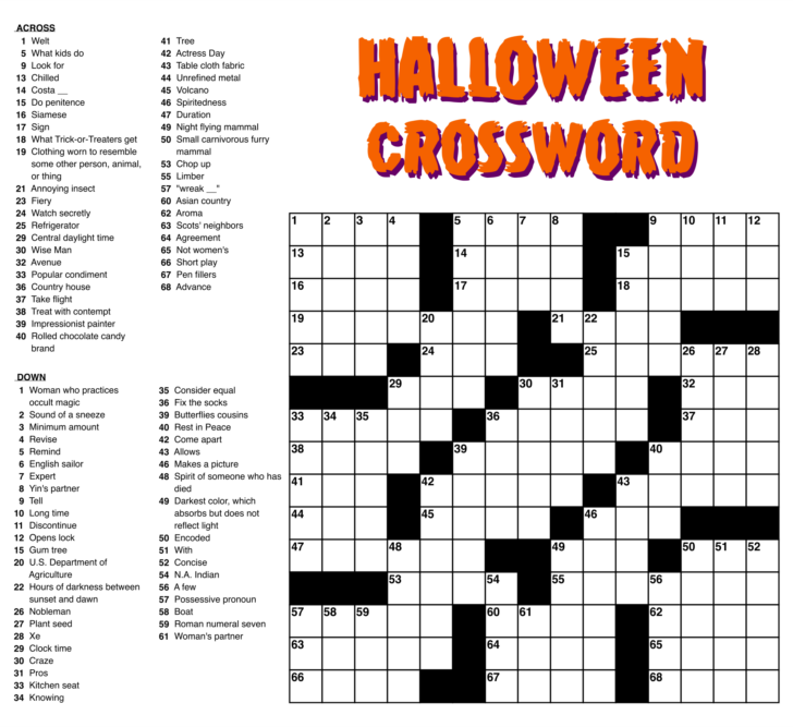 Best Free Printable Crossword Puzzles