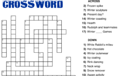 10 Best Large Print Easy Crossword Puzzles Printable Printablee