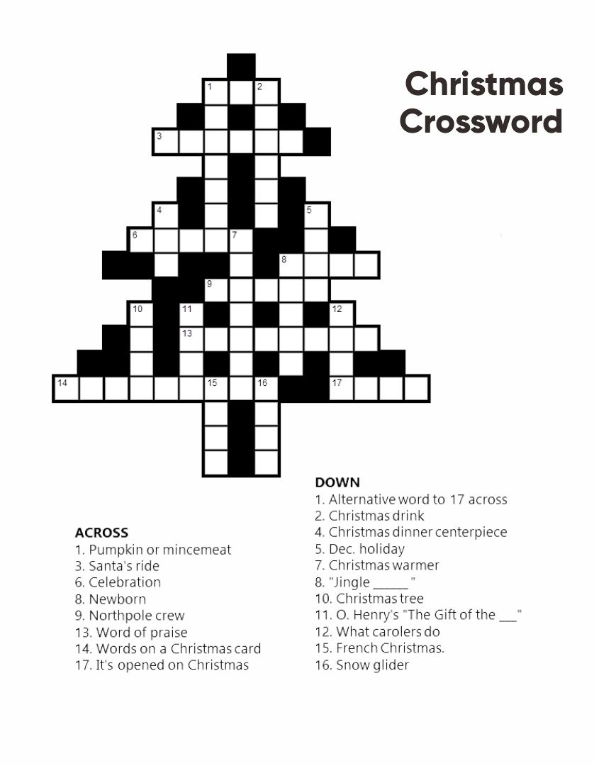 10 Best Printable Crosswords For Adults Printablee