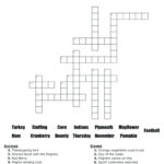 4Th Grade Printable Crossword Puzzles Printable Crossword Puzzles