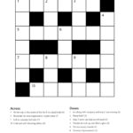 Beginner Crossword Puzzles Printable Printable Crossword Puzzles