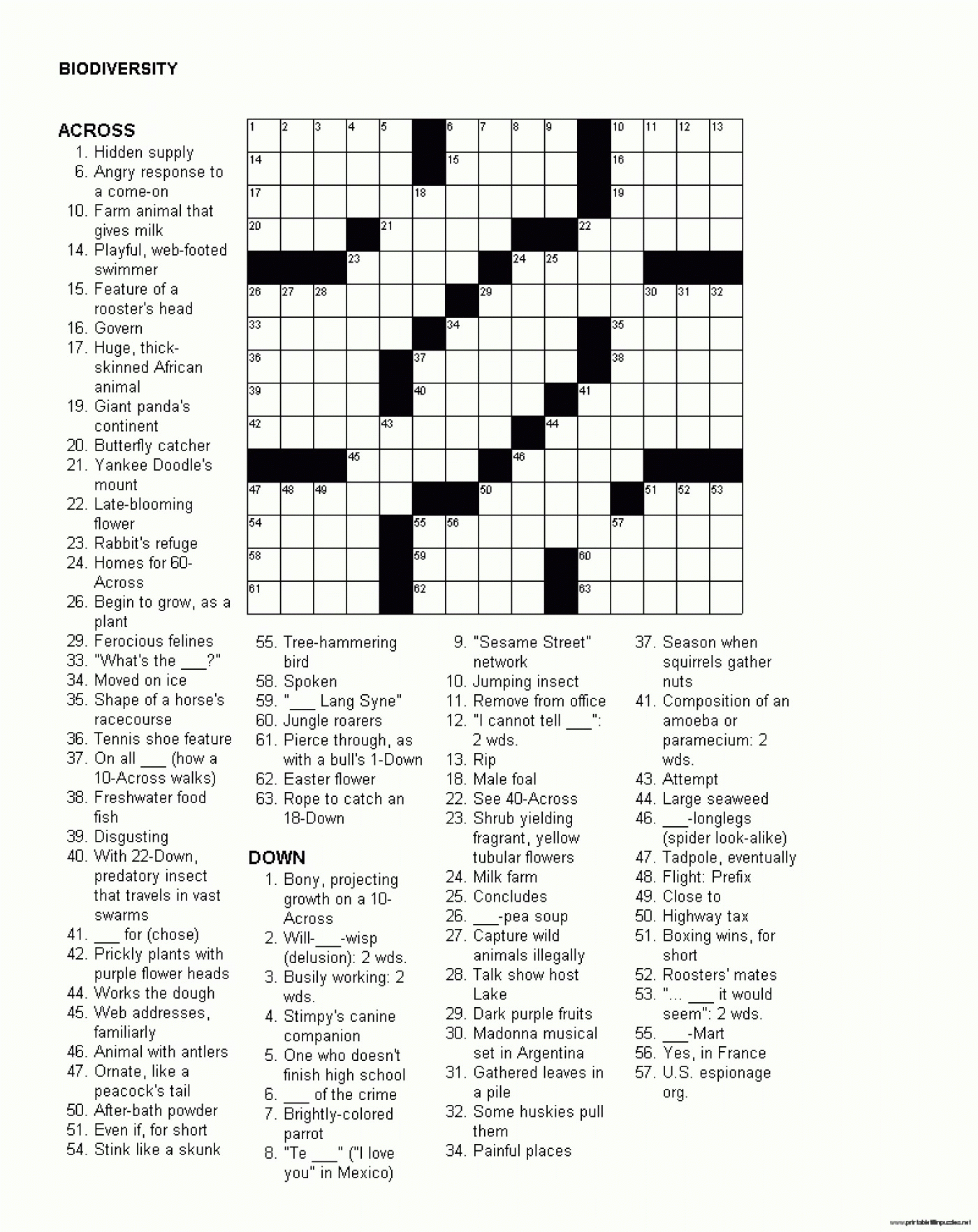 Bible Crossword Puzzles For Adults Printable Printable Crossword Puzzles