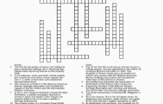 Black History Crossword Puzzle Printable Printable Crossword Puzzles