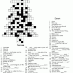 Christmas Crossword Puzzles For Adults Printable Christmas Crossword