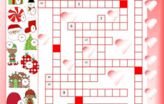 Christmas Crossword Worksheet Free ESL Printable Worksheets Made By