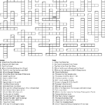 Disney Crossword Puzzles Printable For Adults Printable Template 2021
