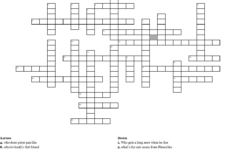 Disney Crossword Puzzles Printable For Adults Printable Template 2021
