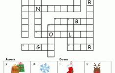 Easy Christmas Crossword Christmas Crossword Christmas Crossword