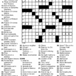 Free Easy Printable Crossword Puzzles For Adults
