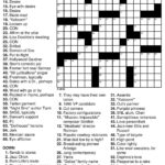 Free Easy Printable Crossword Puzzles With Answers Printable