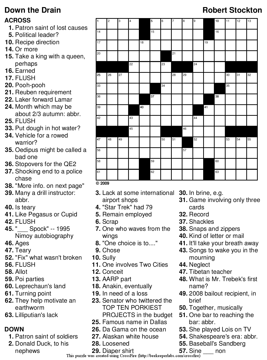 Free Printable Crossword Puzzles With Answers Emma Crossword Puzzles