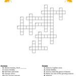 Free Fall Crossword Puzzle Printable Worksheet Available With And