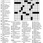Free Printable Crossword Puzzles Medium Difficulty Printable