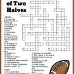 Free Printable Football Crossword Football Kids Printable Puzzles
