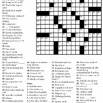 Free Printable Sunday Ny Times Crossword Puzzles Printable Crossword