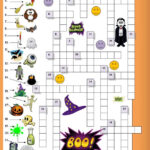 Halloween Crossword For Beginners Worksheet Free ESL Printable