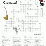 Halloween Crossword Puzzles To Print Halloween Puzzles Halloween