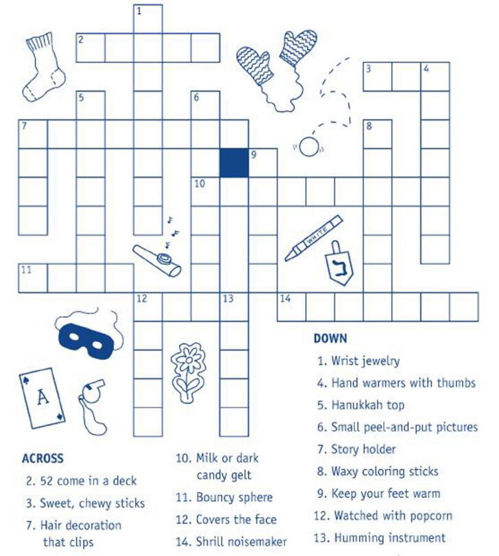 Printable Kid Crossword Puzzles