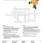 Labor Day Crossword Free Printable