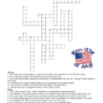 Language Summer Extra Credit WEEK 3 FOURTH OF JULY CROSSWORD PUZZLE