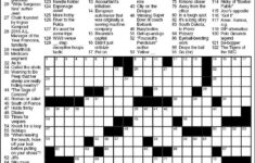 Los Angeles Times Sunday Crossword Puzzle Features Timesargus