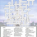 Magic Kingdome Crossword Puzzle Disney Activities Disney Games