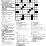 Marvelous Crossword Puzzles Easy Printable Free Org Chas S Board