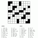 Math Puzzles Printable For Kids Crossword Puzzles Maths Puzzles