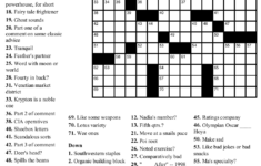 Medical Crossword Puzzles Printables DriverLayer Search Engine