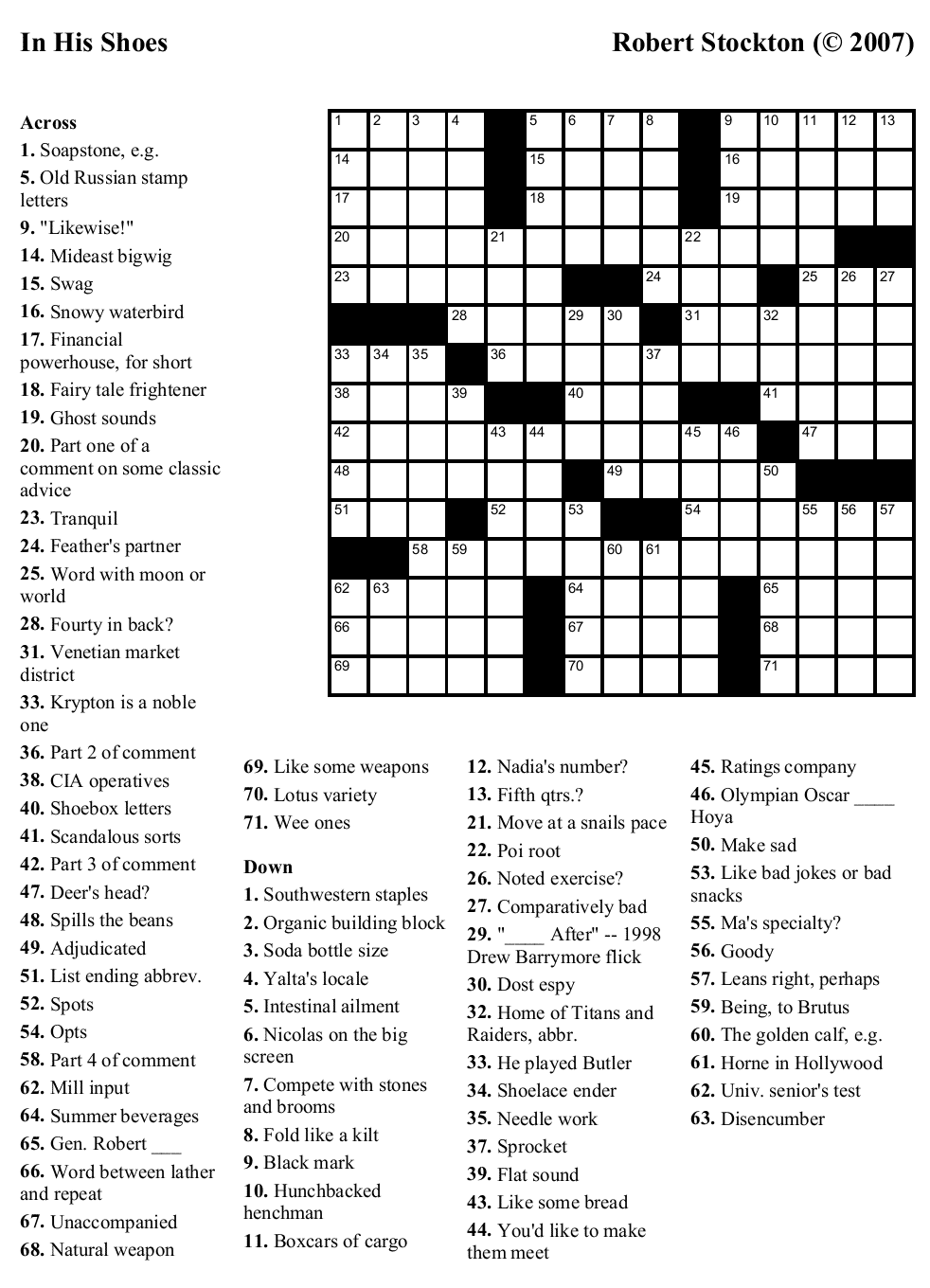 Medical Crossword Puzzles Printables DriverLayer Search Engine