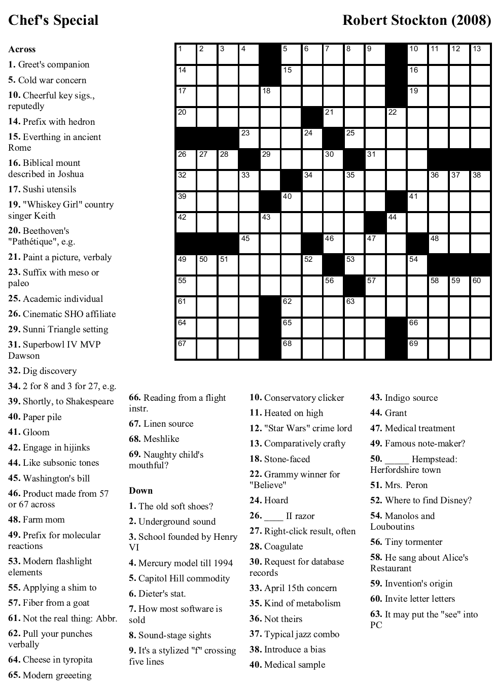 New York Times Daily Crossword Puzzle Printable Printable Crossword 