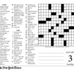 New York Times Sunday Crossword Printable Rtrs Online La Times