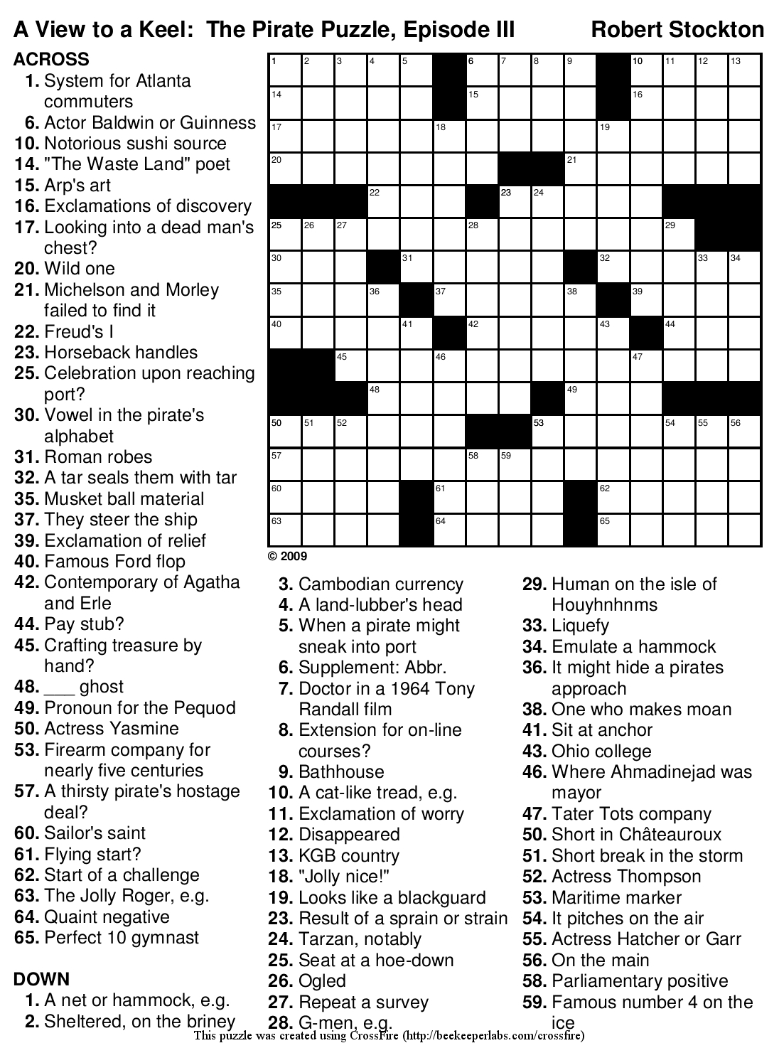 2022 Free Printable Crossword Puzzles Emma Crossword Puzzles