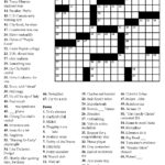 Printable Beginner Crossword Puzzles Printable Crossword Puzzles