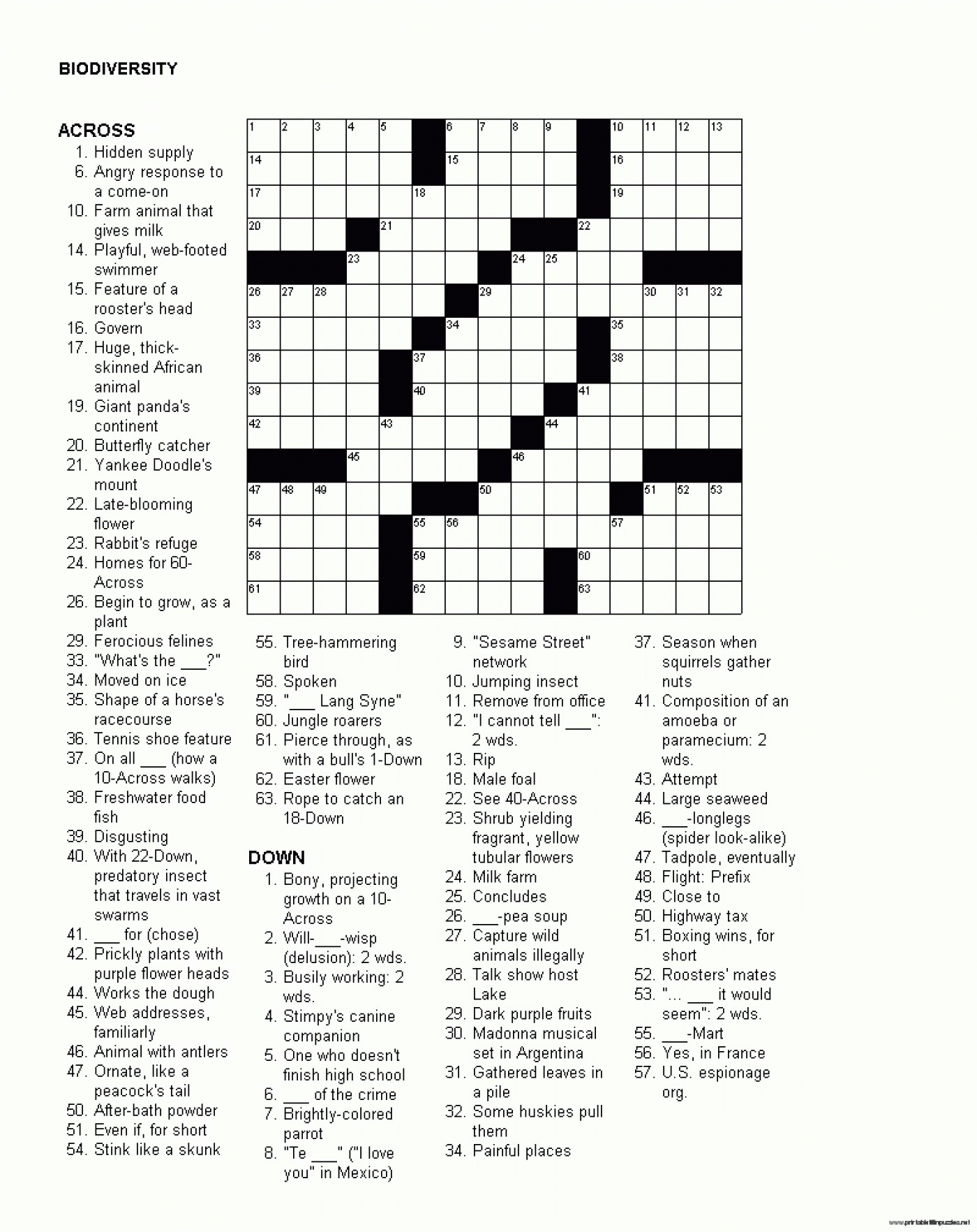 Printable Bible Crossword Puzzles For Adults Printable Crossword Puzzles