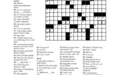 Printable Bible Crossword Puzzles With Scripture References Printable