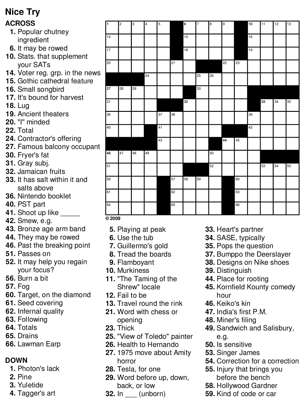 Printable Brain Puzzles For Senior Citizens Printable Crossword Puzzles