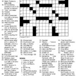 Printable Celebrity Crossword Puzzles Online Printable Crossword Puzzles