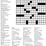 Printable Crossword Clue Printable Crossword Puzzles