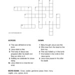Printable Crossword Easter Printable Crossword Puzzles