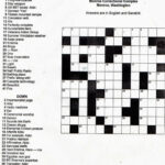 Printable Crossword For Middle School Printable Crossword Puzzles