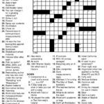 Printable Crossword Puzzle Difficult Printable Crossword Puzzles