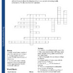Printable Crossword Puzzle With Word Bank Printable Crossword Puzzles