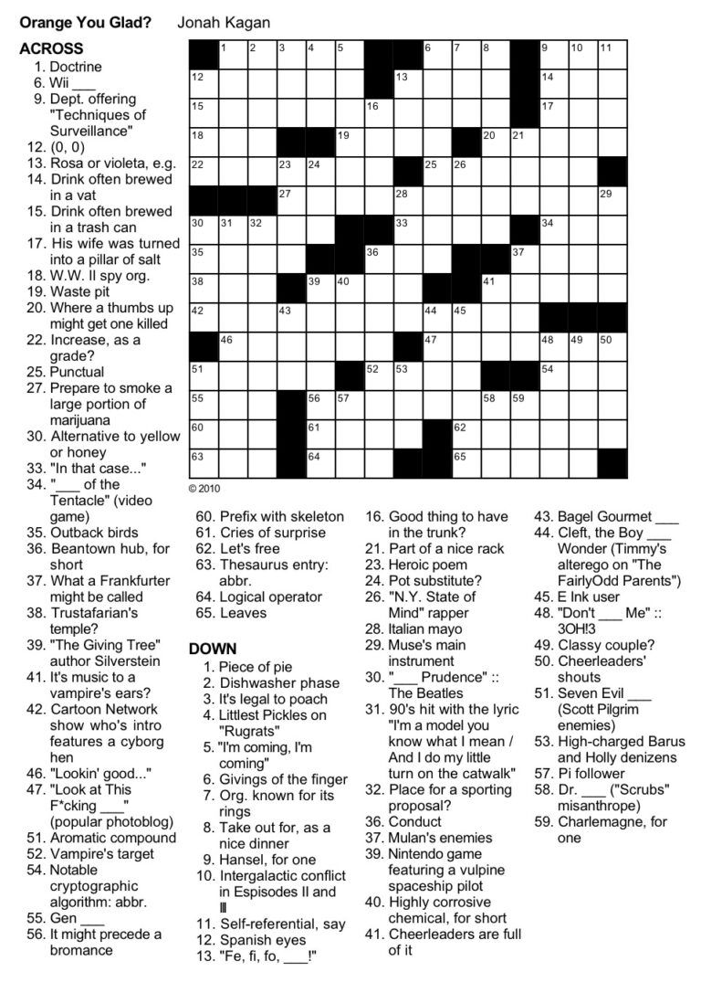 Printable Crossword Puzzles Pokemon Printable Crossword Puzzles | Emma ...