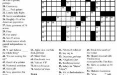 Printable Crossword Washington Post Printable Crossword Puzzles
