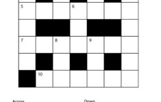 Printable Cryptic Crossword Puzzles Free Printable Crossword Puzzles