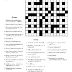 Printable Cryptic Crossword Puzzles Printable Crossword Puzzles