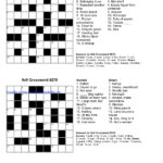Printable English Crossword Puzzles With Answers Printable Crossword