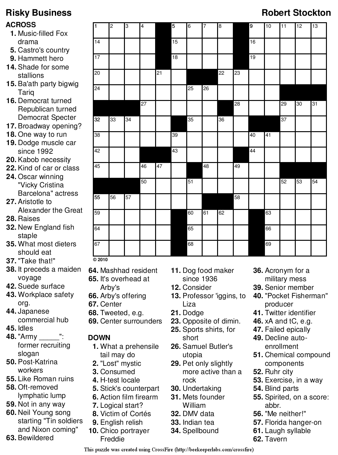 Printable English Crossword Puzzles With Answers Printable Crossword 